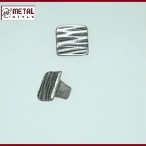 Pomolo quadro per mobile anticato argento 24159Z0340B25 Metalstyle 8764 Weekendaanbieding